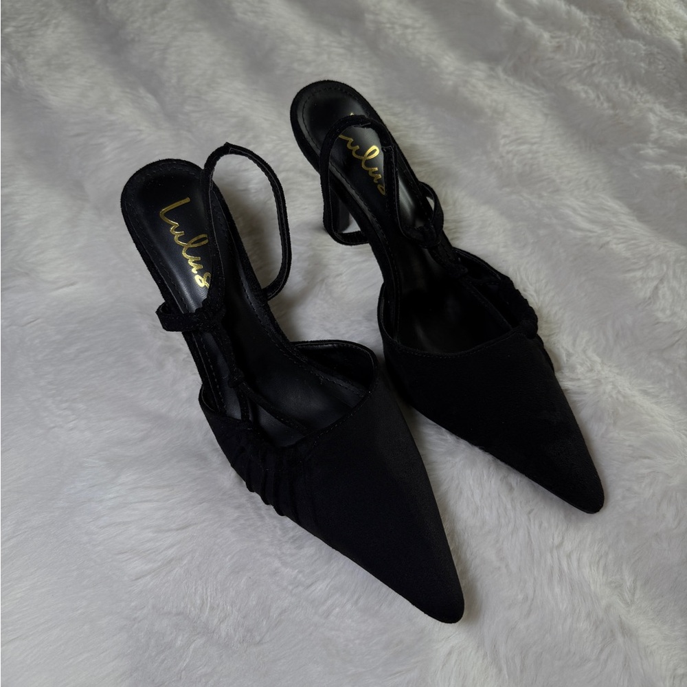 Lulu's Elegant Black Heels |Size 7.5 NWOT